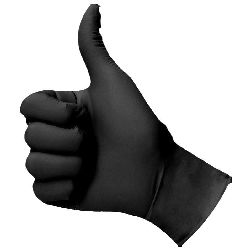 Disposable Black Nitrile Rubber Gloves – Chemical-Resistant, Latex-Free Safety Gloves for Lab, Oilfield & Industrial Use