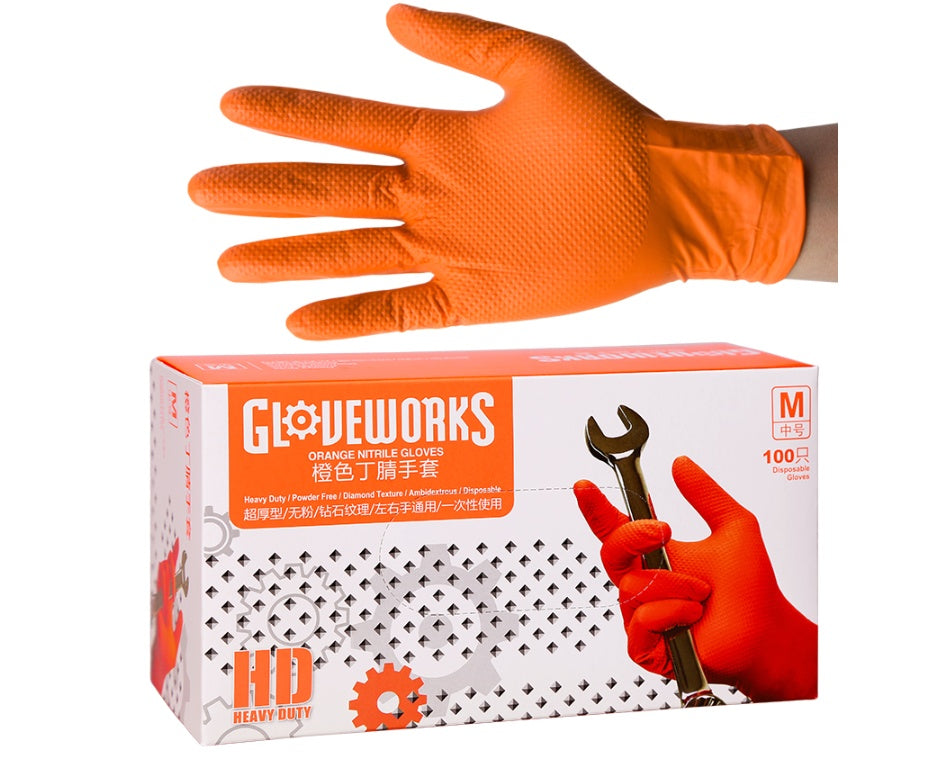 Industrial Rubber Protective Gloves – Chemical-Resistant, Anti-Slip Safety Gloves for Lab, Oilfield & Heavy-Duty Work