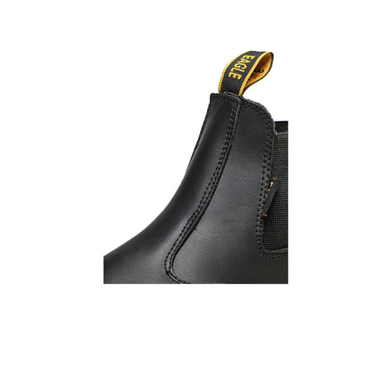 Leather Safety Work Boots – Steel Toe, Slip-Resistant Industrial Footwear for Lab, Oilfield & Energy Sector Protection