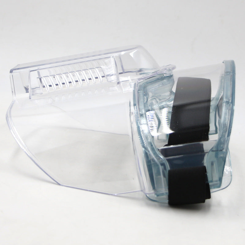 Polycarbonate Safety Face Shield with Detachable Goggles – Full-Face Protection for Lab, Oil & Gas, and Industrial Work