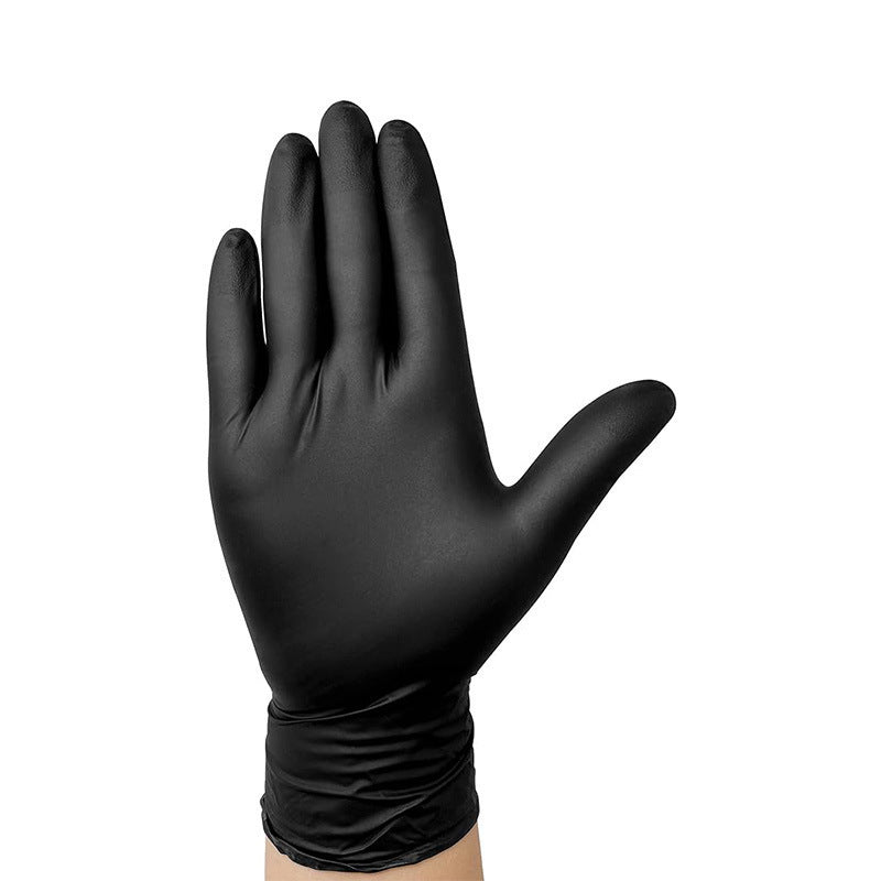 Disposable Black Nitrile Rubber Gloves – Chemical-Resistant, Latex-Free Safety Gloves for Lab, Oilfield & Industrial Use