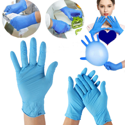 Boxed Disposable Blue Nitrile Gloves – Powder-Free, Removable Design for Lab, Oilfield & Industrial Safety