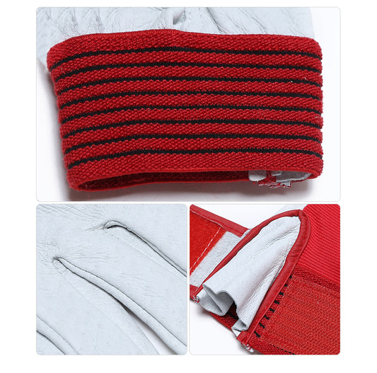Pigskin Labor Protection Gloves – Durable, Breathable Work Gloves for Industrial, Lab & Oilfield Safety
