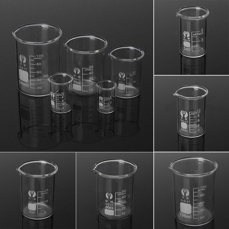 High-Temperature Resistant Laboratory Glass Beaker – Borosilicate Labware for Chemical, Oil & Gas, and Energy Applications