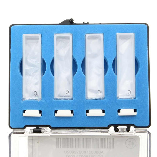 Boxed Glass Cuvette with Lid – Dual Optical Window Cuvette for Spectrophotometry in Lab, Oil & Gas, and Energy Sector Analysis