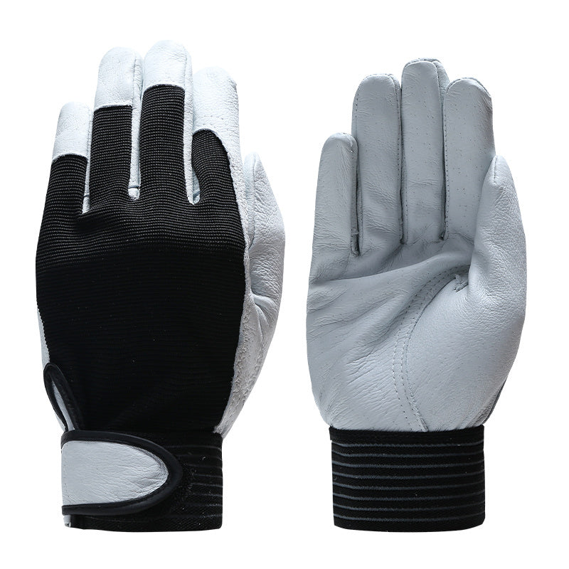 Pigskin Labor Protection Gloves – Durable, Breathable Work Gloves for Industrial, Lab & Oilfield Safety