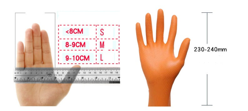 Industrial Rubber Protective Gloves – Chemical-Resistant, Anti-Slip Safety Gloves for Lab, Oilfield & Heavy-Duty Work