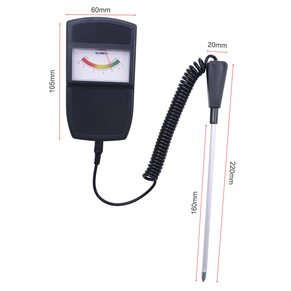Split Soil Meter Soil PH Meter Soil Acid Moisture Light Tester Meter