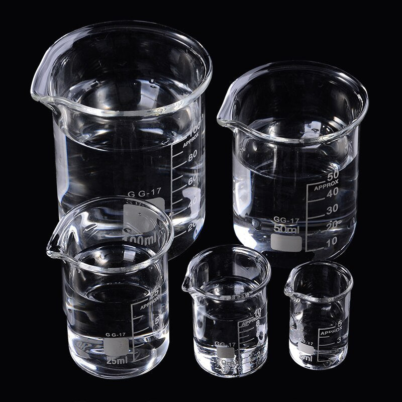 High-Temperature Resistant Laboratory Glass Beaker – Borosilicate Labware for Chemical, Oil & Gas, and Energy Applications