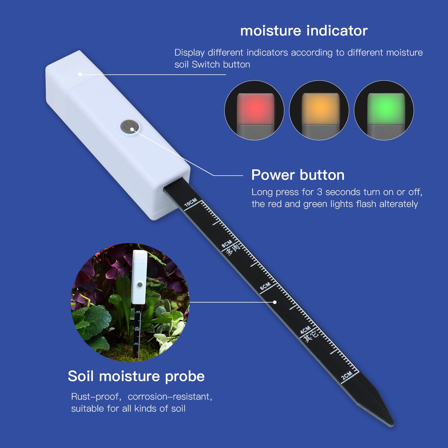Soil Moisture Testing Hygrometer – Precision Sensor for Agricultural, Environmental & Industrial Soil Diagnostics