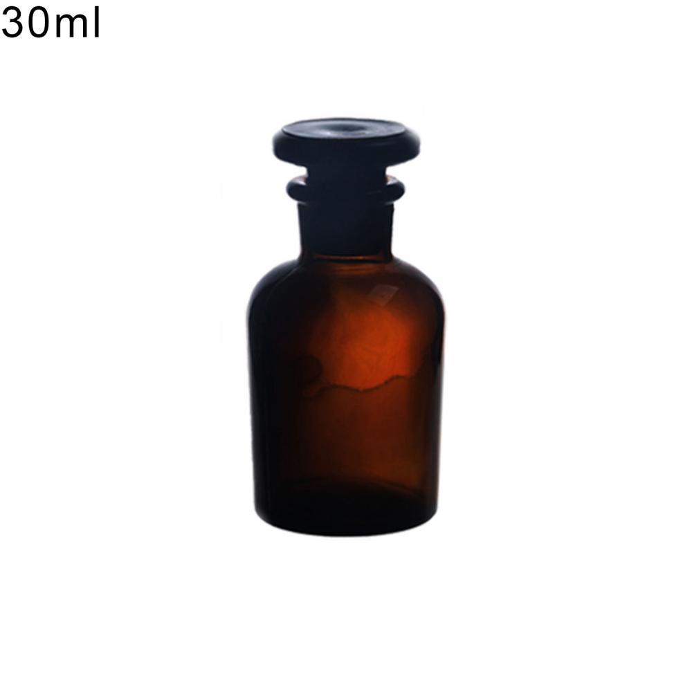 Transparent Brown Glass Narrow Neck Bottle – Light-Resistant Lab Container for Chemical, Oilfield & Environmental Sample Storage