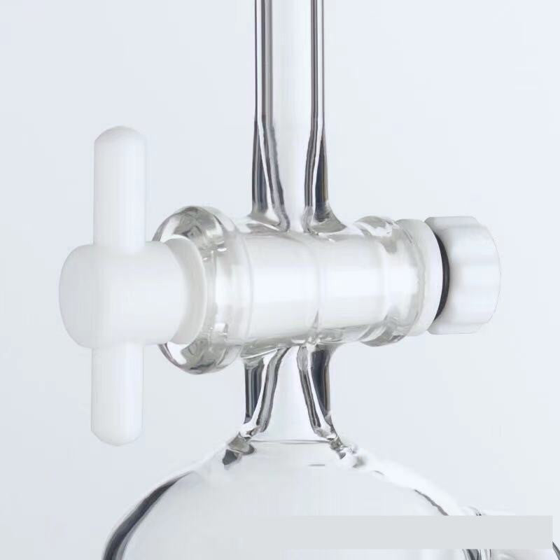 Laboratory Glass Oil-Water Separator Receiver – High-Temperature Borosilicate Glassware for Petrochemical & Environmental Analysis