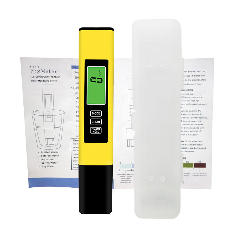 Water Quality Testing Pen – EC Conductivity Detector for Industrial, Environmental & Laboratory Water Analysis