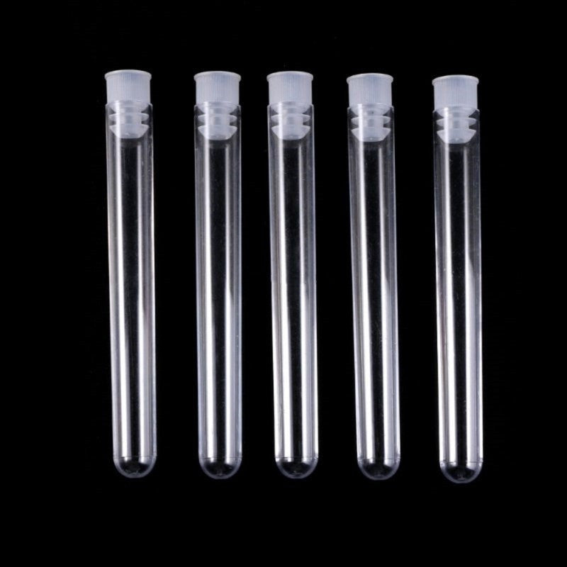 Transparent Plastic Laboratory Test Tube Vial – Leak-Proof, Chemical-Resistant Sample Container for Lab & Industrial Use