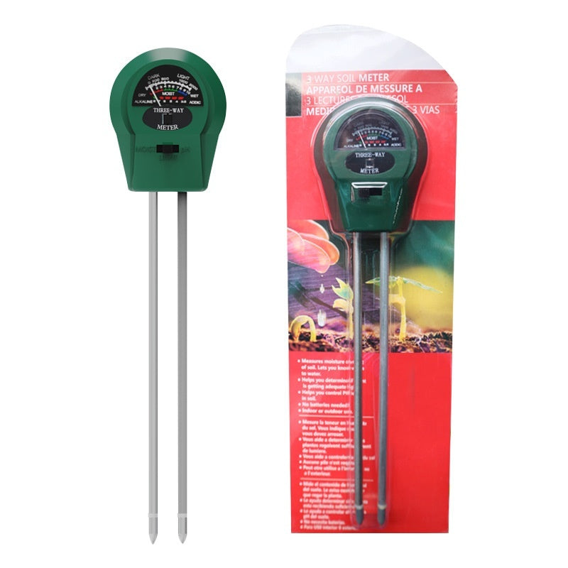 Three-in-One Soil Tester – pH, Moisture & Light Meter Pen for Laboratory, Agricultural & Environmental Analysis